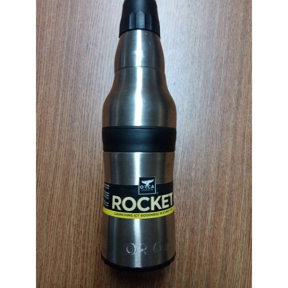 ORCA Rocket Bottle & Can Holder Double Walled Vacuum Sealed Cooler